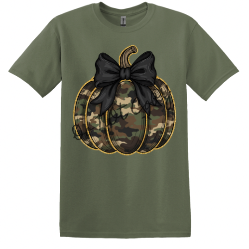 Camo Pumpkin Tee